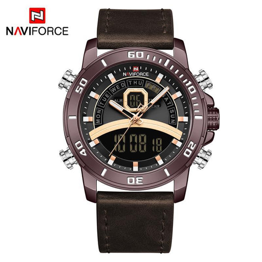 Naviforce, Brown Leather watch